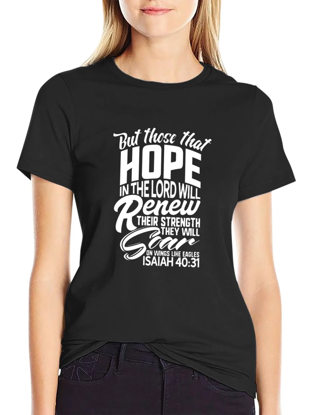 Faith Inspired T-Shirt: Isaiah 40:31 product image 1