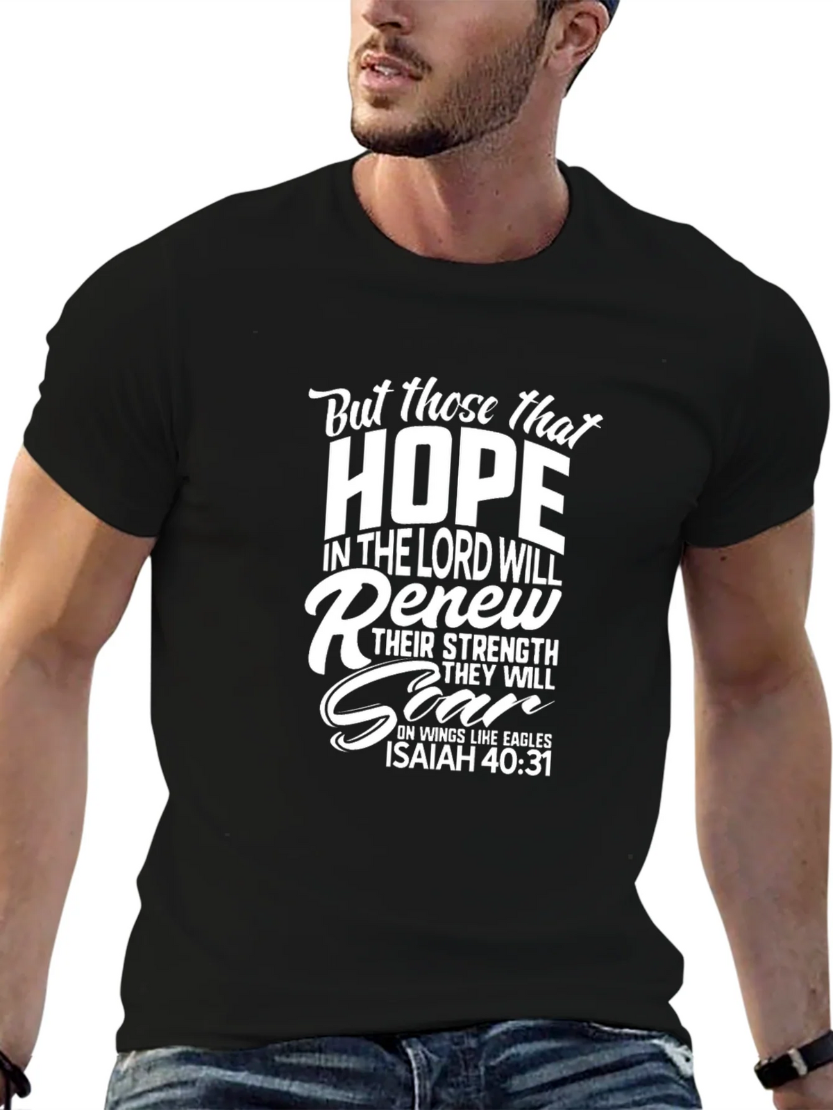 Faith Inspired T-Shirt: Isaiah 40:31 product image 3