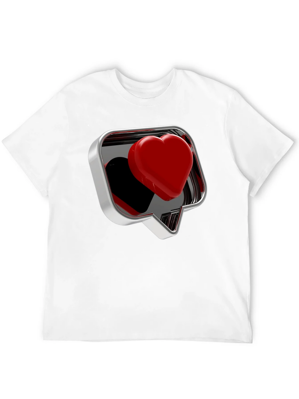 Heart Like Graphic Tee - Stylish Black T-Shirt for Men product image 11