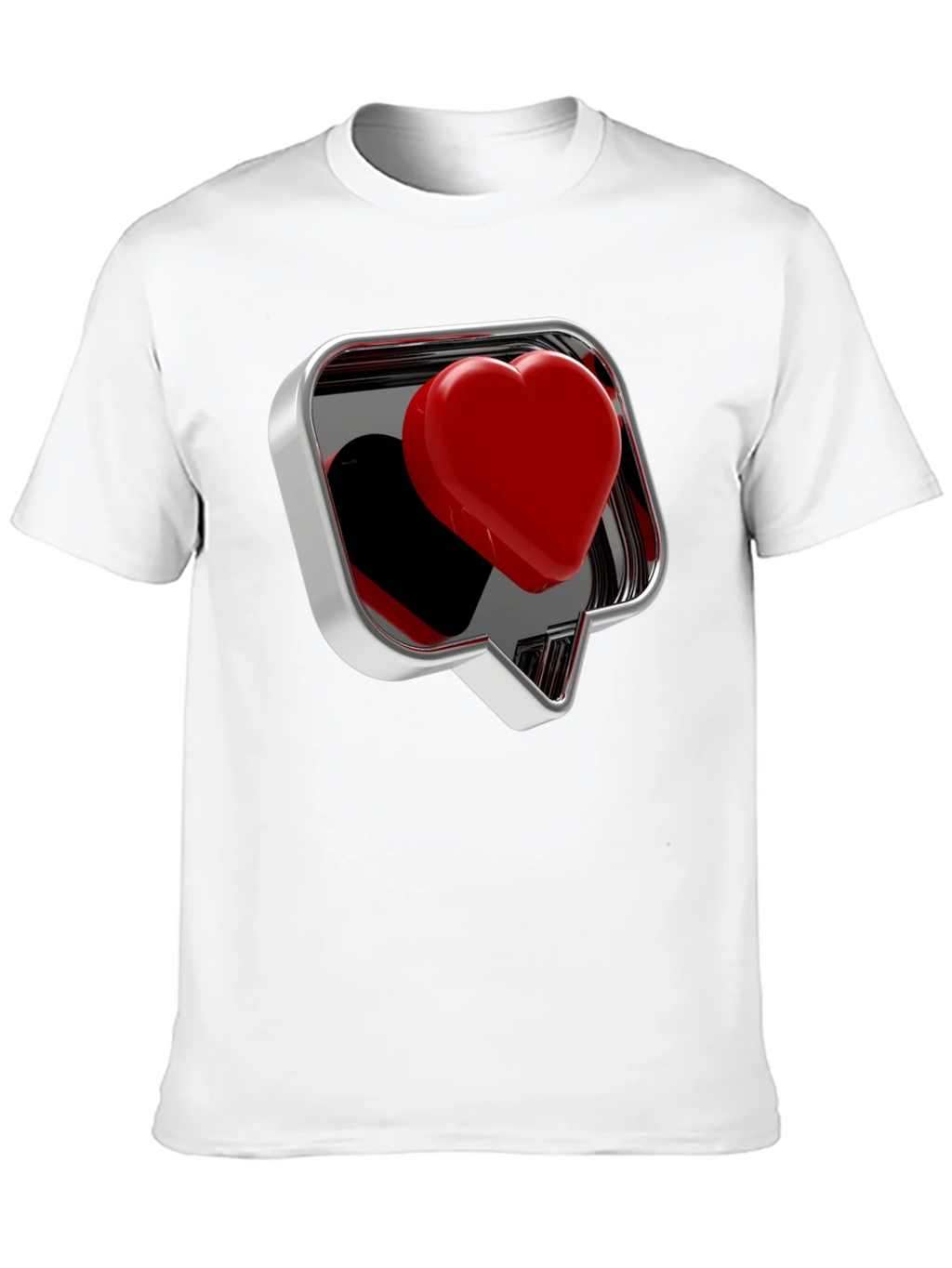 Heart Like Graphic Tee - Stylish Black T-Shirt for Men product image 9