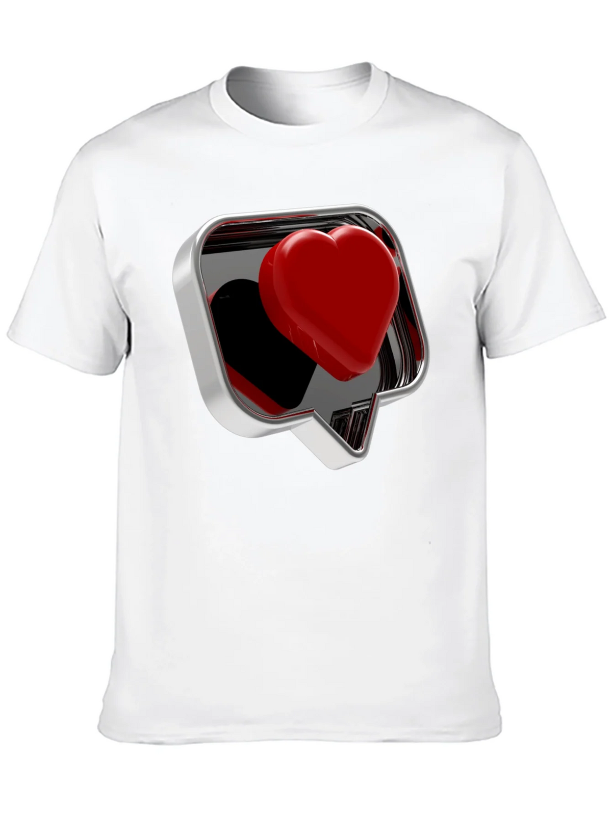 Heart Like Graphic Tee - Stylish Black T-Shirt for Men product image 9