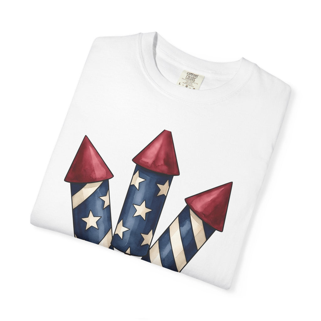Firework Rockets Shirt 4th Of July Americana Unisex Gift product image 5