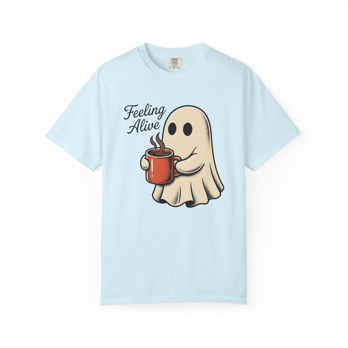Spooky Coffee Shirt Halloween Espresso Unisex Gift Comic product image 2