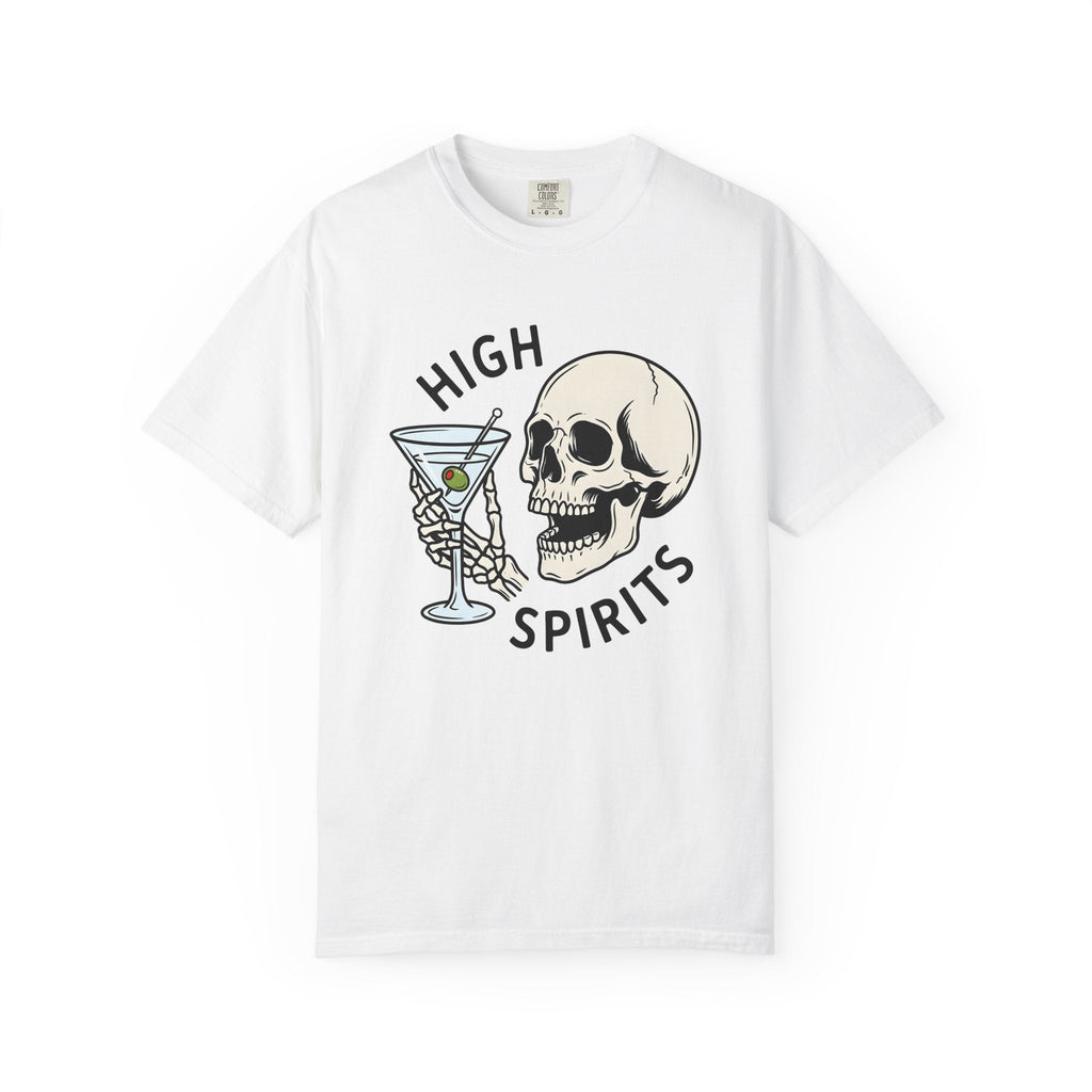 Skull Martini Glass Shirt Drinks Halloween Decorations product image 1