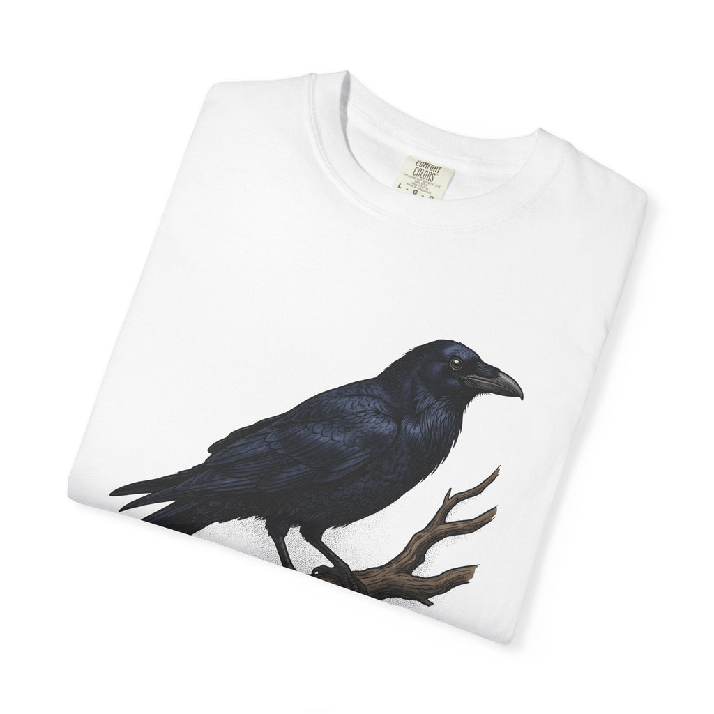 Raven Bird Shirt Halloween Nature Gift Women Gothic Tee product image 5