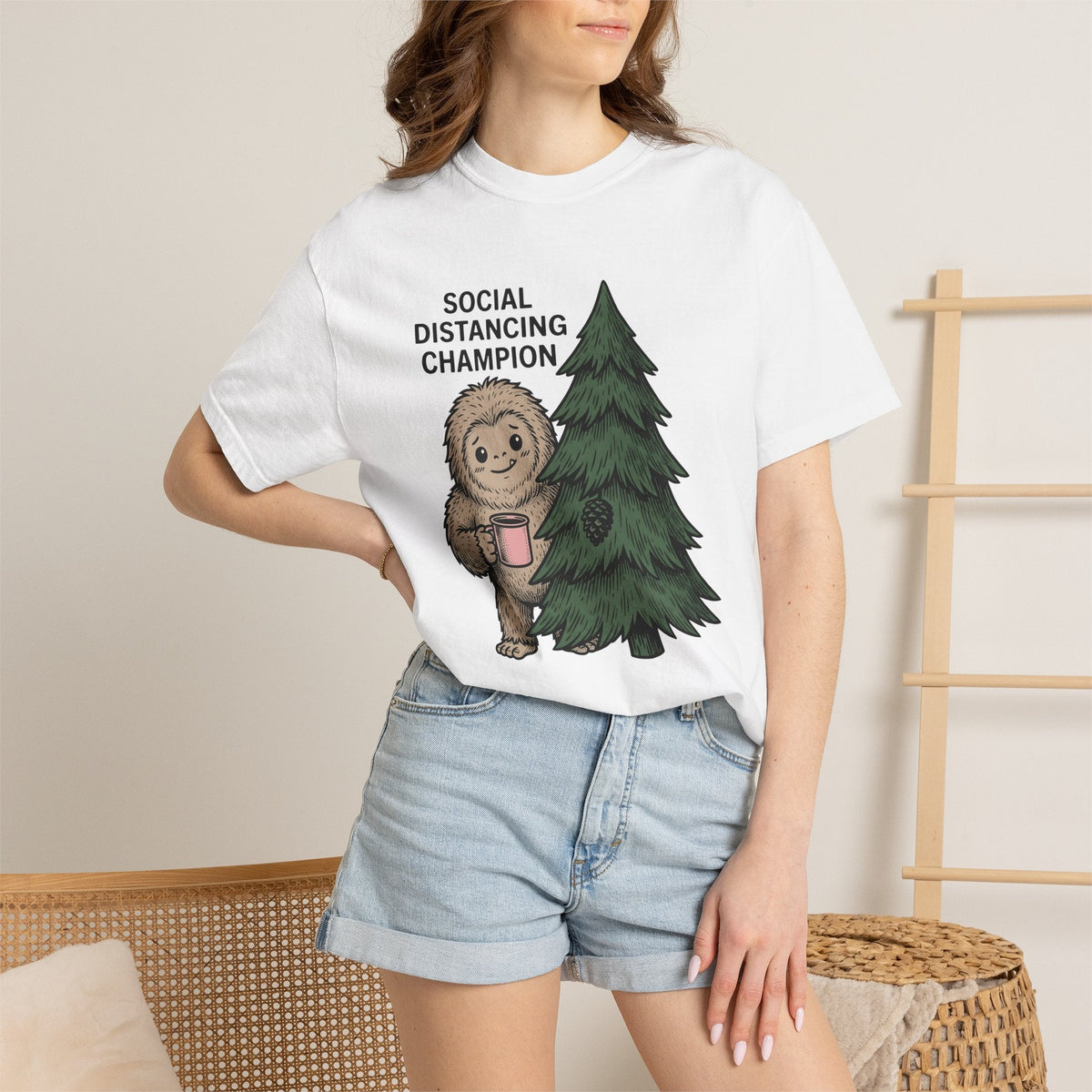 Sasquatch Coffee Shirt Funny Camping Unisex Gift Comic Tee product image 6