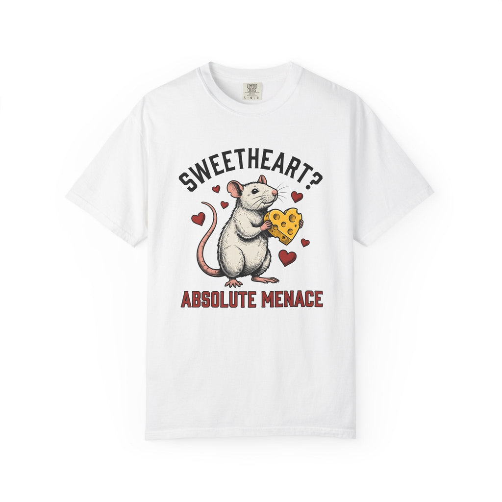 Rat Cheese Shirt Valentine's Day Animal Unisex Gift Vintage product image 1