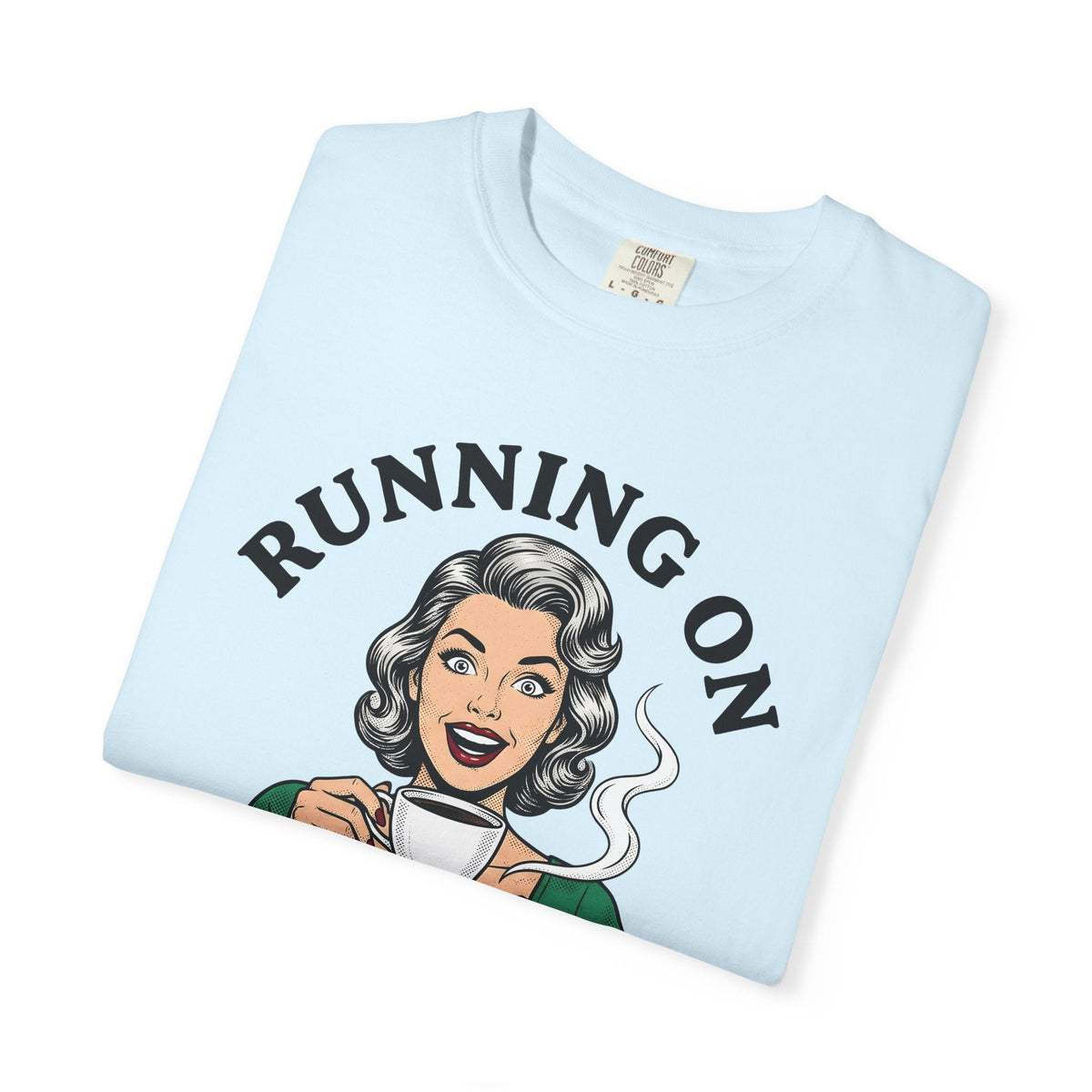 Vintage Woman Coffee Comic T-Shirt – Retro Caffeine Humor product image 8