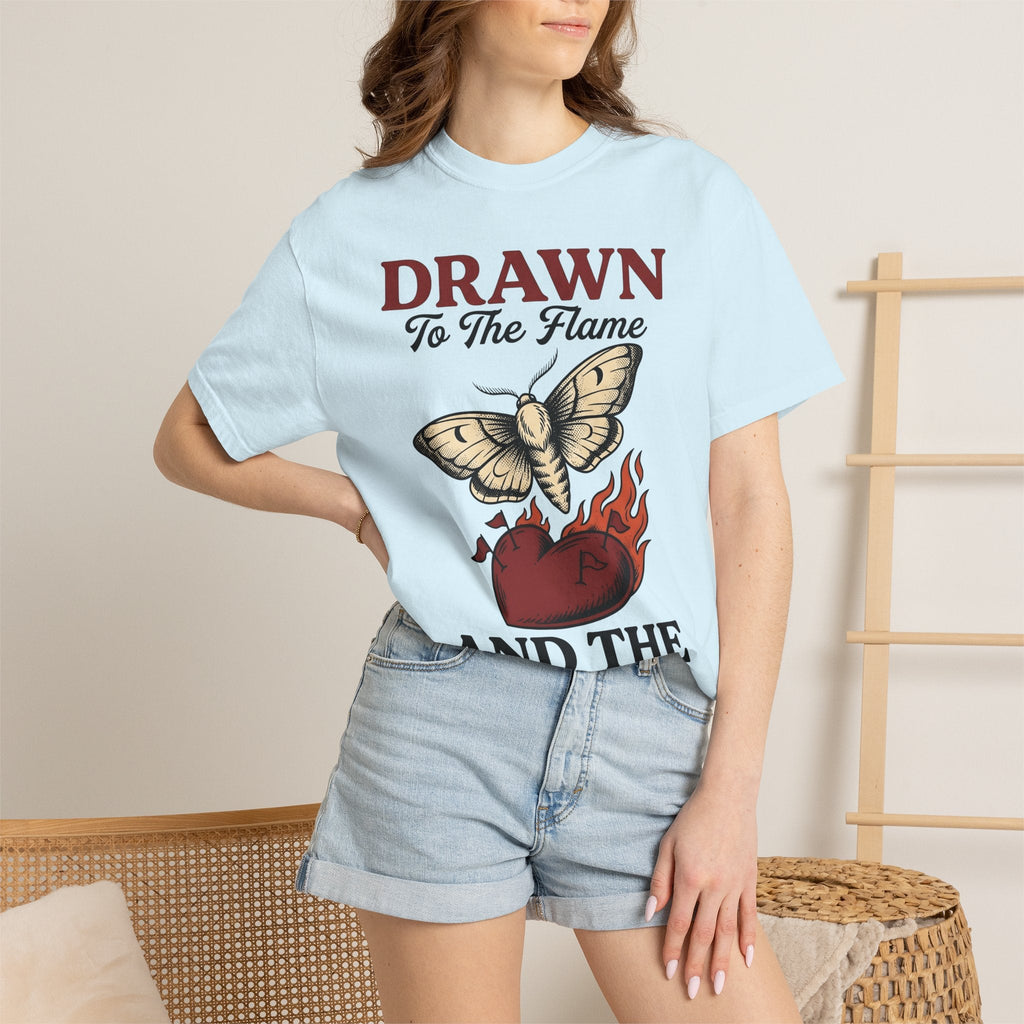Moth Love Flame Shirt St. Valentine's Day Comedy Unisex product image 9