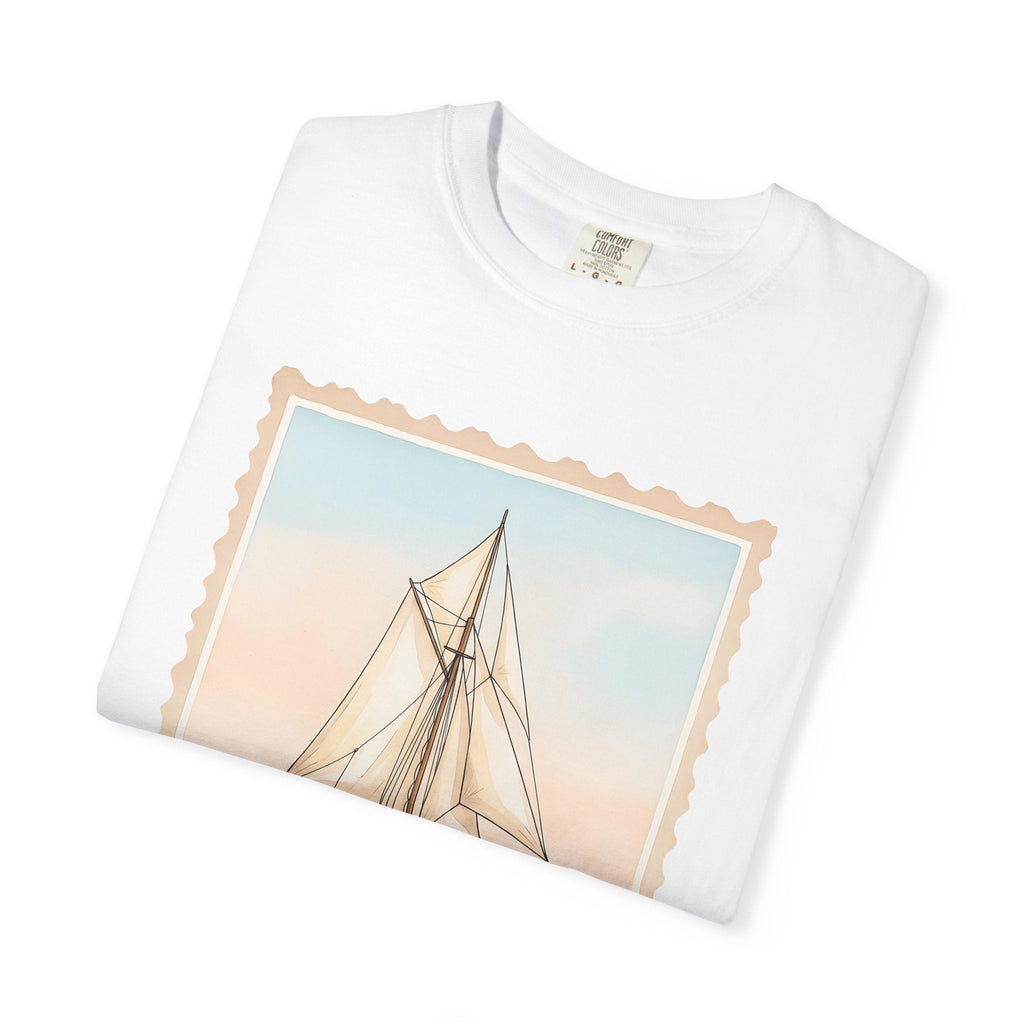 Sailboat Shirt Nautical Travel Unisex Gift Watercolor Tee product image 5
