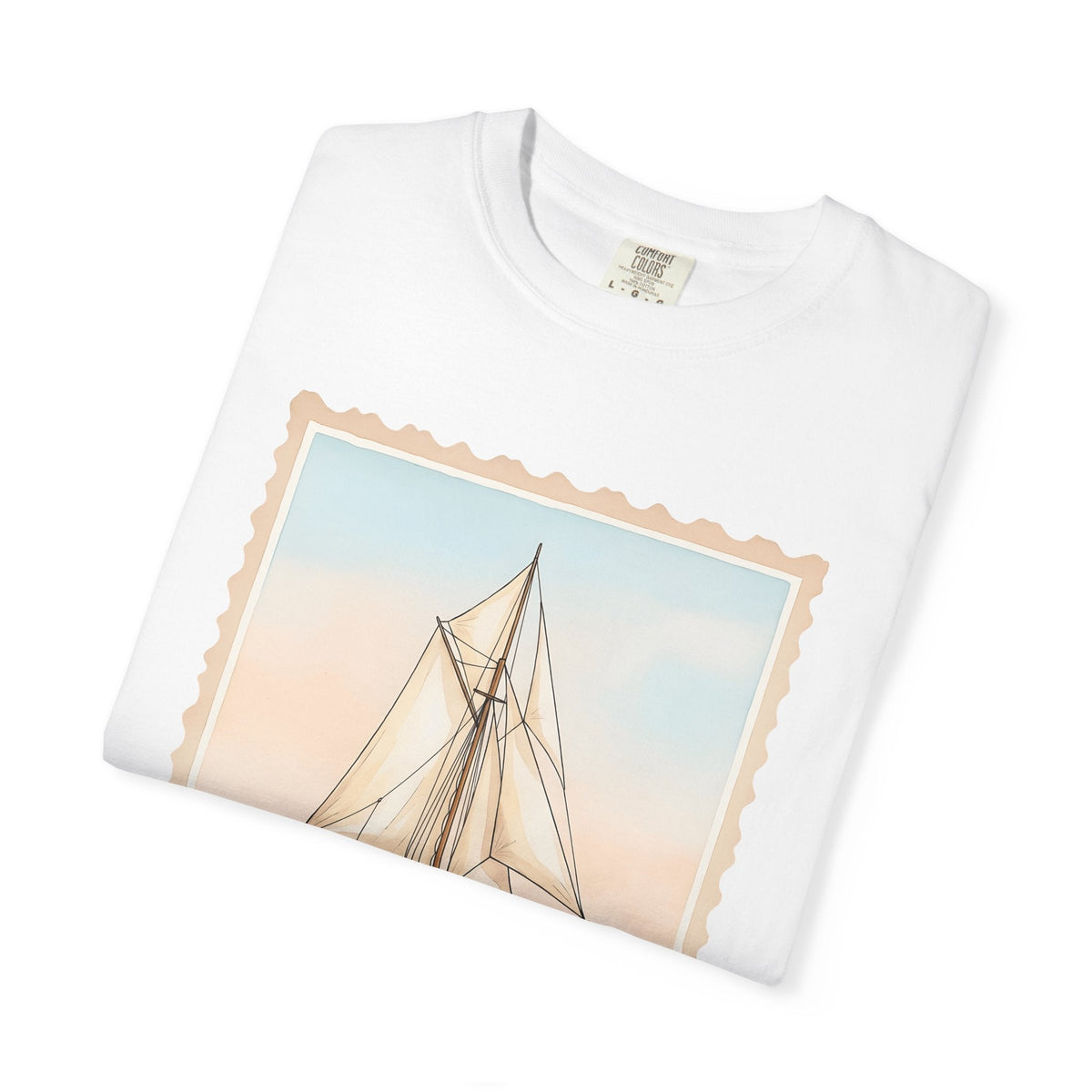 Sailboat Shirt Nautical Travel Unisex Gift Watercolor Tee product image 5