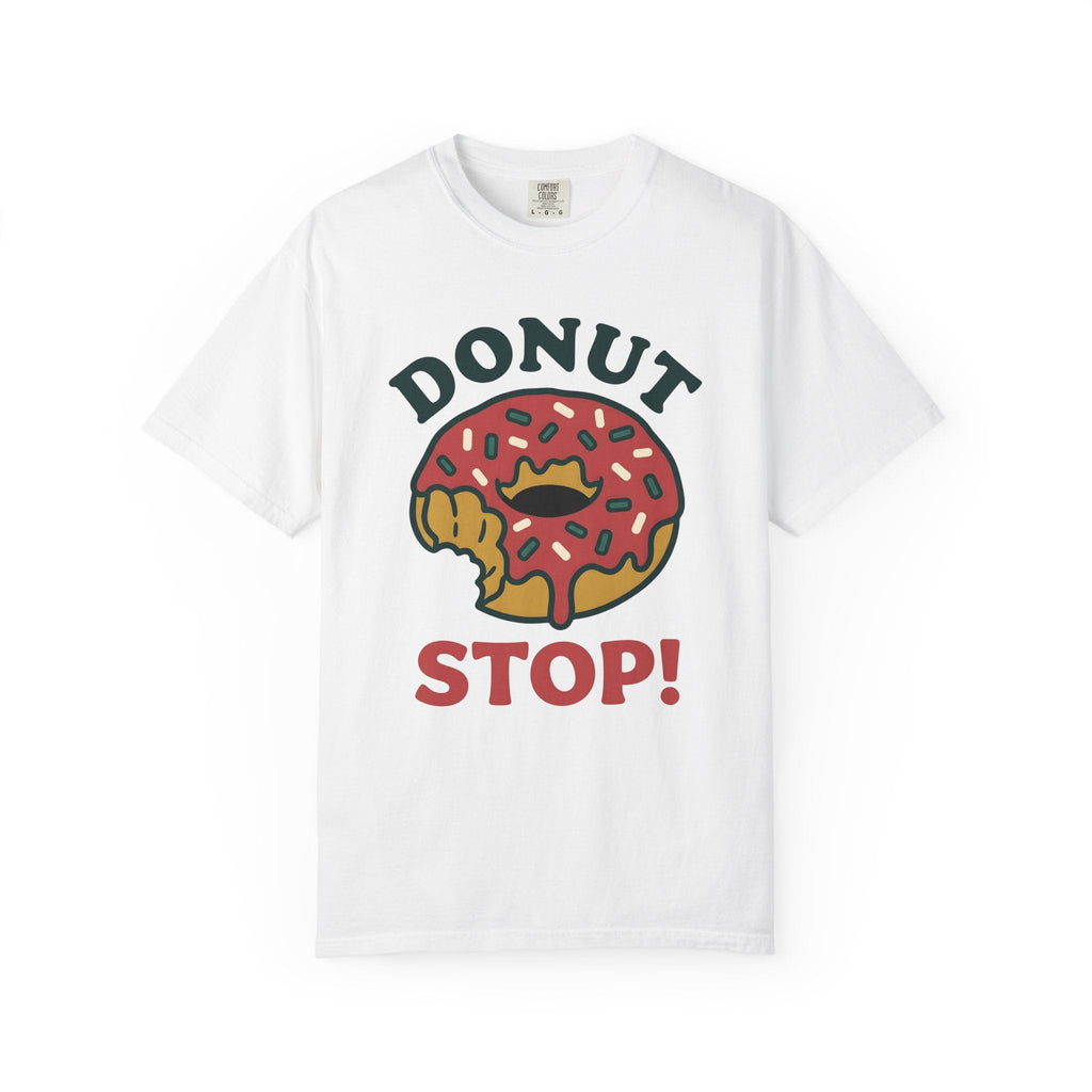 Chocolate Donut Shirt Desserts Brunch Unisex Gift Comic Tee product image 1