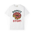Chocolate Donut Shirt Desserts Brunch Unisex Gift Comic Tee product image 1