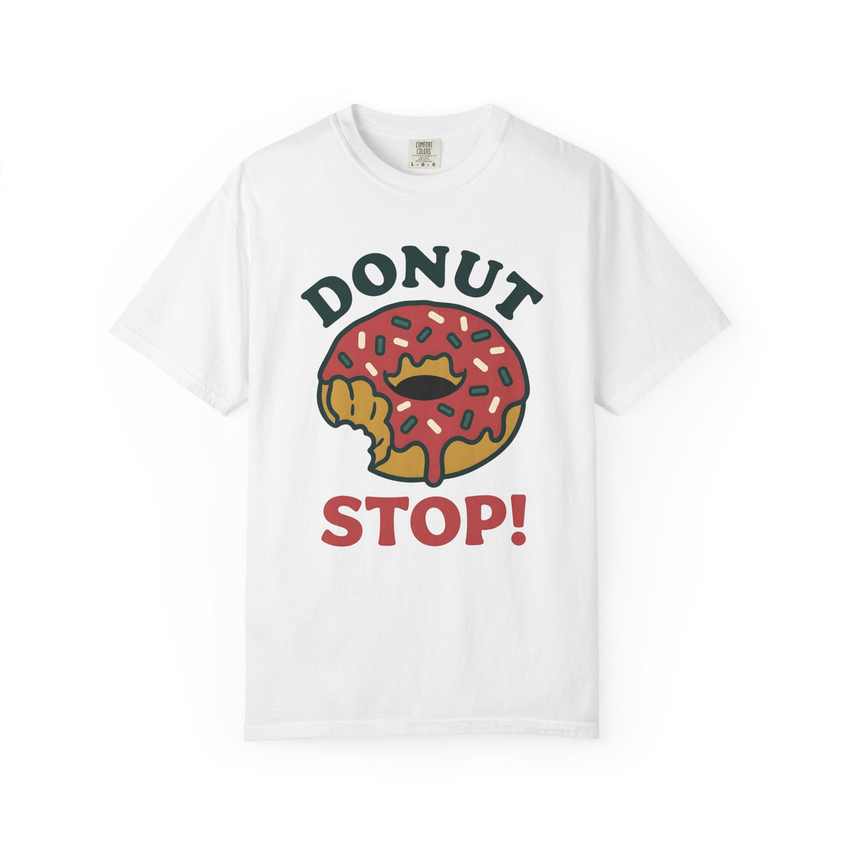 Chocolate Donut Shirt Desserts Brunch Unisex Gift Comic Tee product image 1