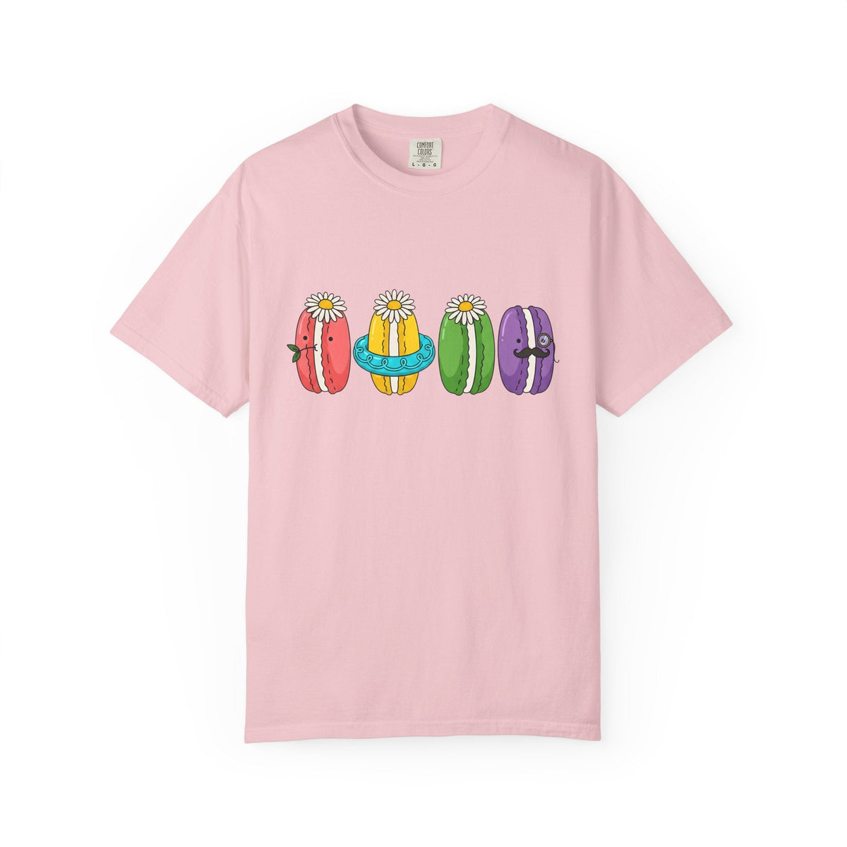 Cute Macarons Shirt Desserts Food Unisex Gift Kawaii Tee product image 3