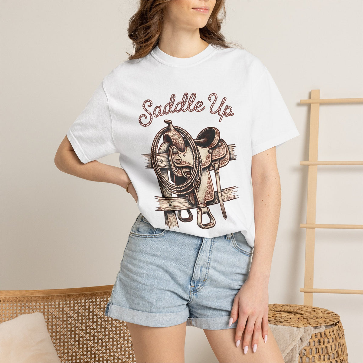 Cowboy Saddle Shirt Cowgirl Country Gift for Women Rustic product image 6