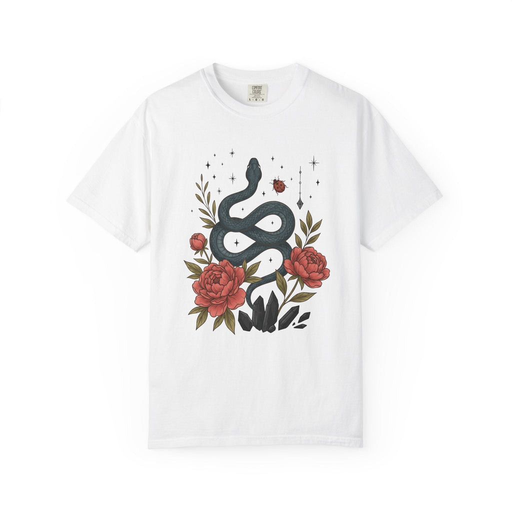 Serpent Bloom Shirt Boho Chic Esoteric Unisex Gift product image 1