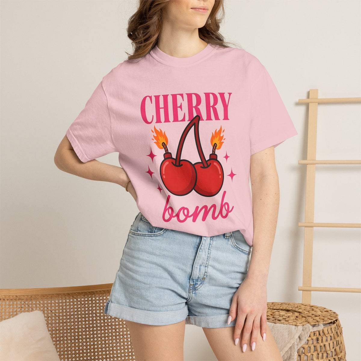 Cherry Bomb Illustration Shirt St Valentine's Day Partners product image 12