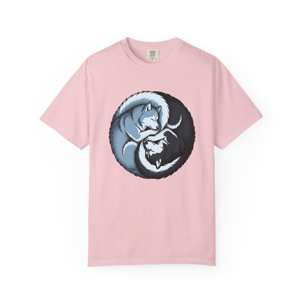 Husky Dogs Shirt Dog Fauna Unisex Gift Line Art Tee product image 3