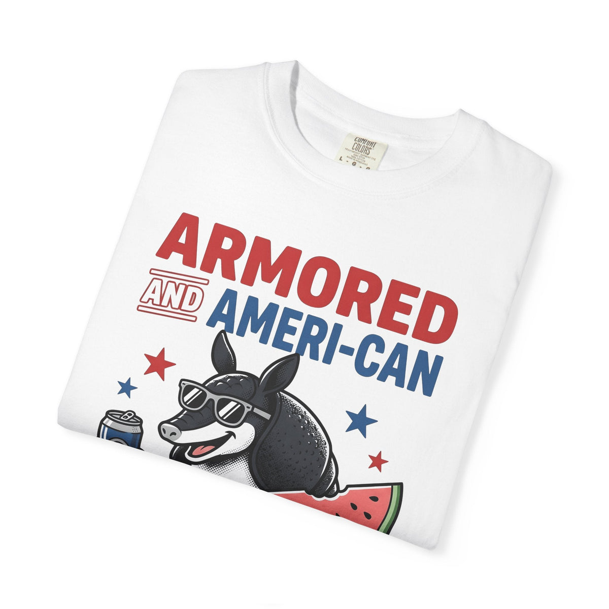Armadillo Clipart Shirt 4th Of July Freedom Unisex Gift product image 5