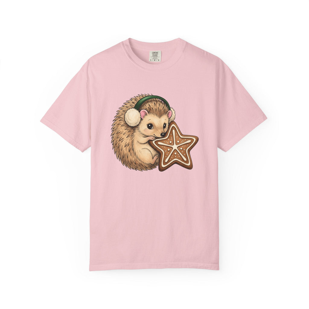 Hedgehog Cookie Shirt Animals Holiday Unisex Gift Cute Tee product image 3
