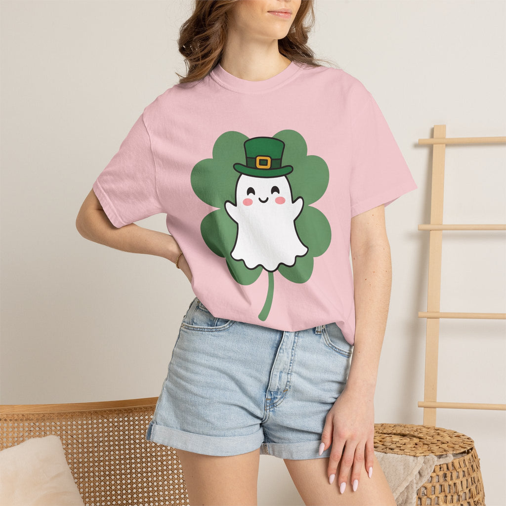 Ghost Clover Shirt St Patrick's Day Halloween Unisex Gift product image 13