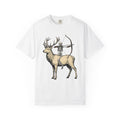 Skull Stag Antlers Retro T-Shirt – Gothic Autumn Fall product image 1