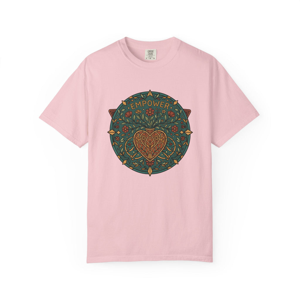 Heart Floral Mandala Shirt Boho Chic Empowerment Unisex product image 3