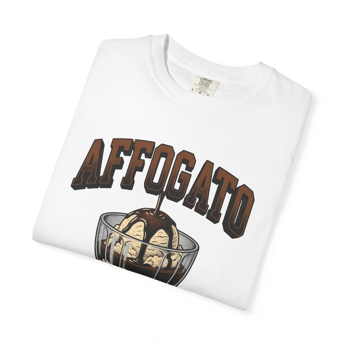 Affogato Treat Shirt Desserts Food Unisex Gift Retro Tee product image 5