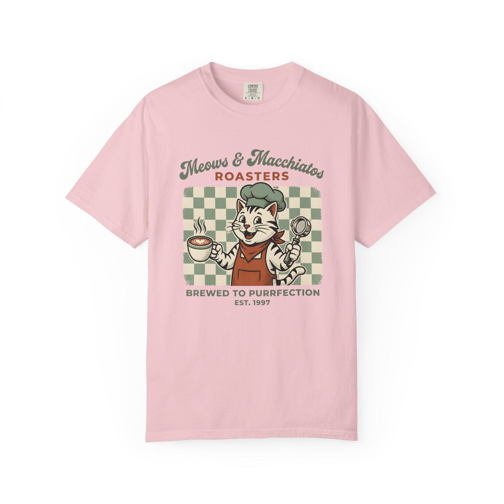 Espresso Cat Shirt Mocha Unisex Gift Retro Tee T-Shirt product image 3
