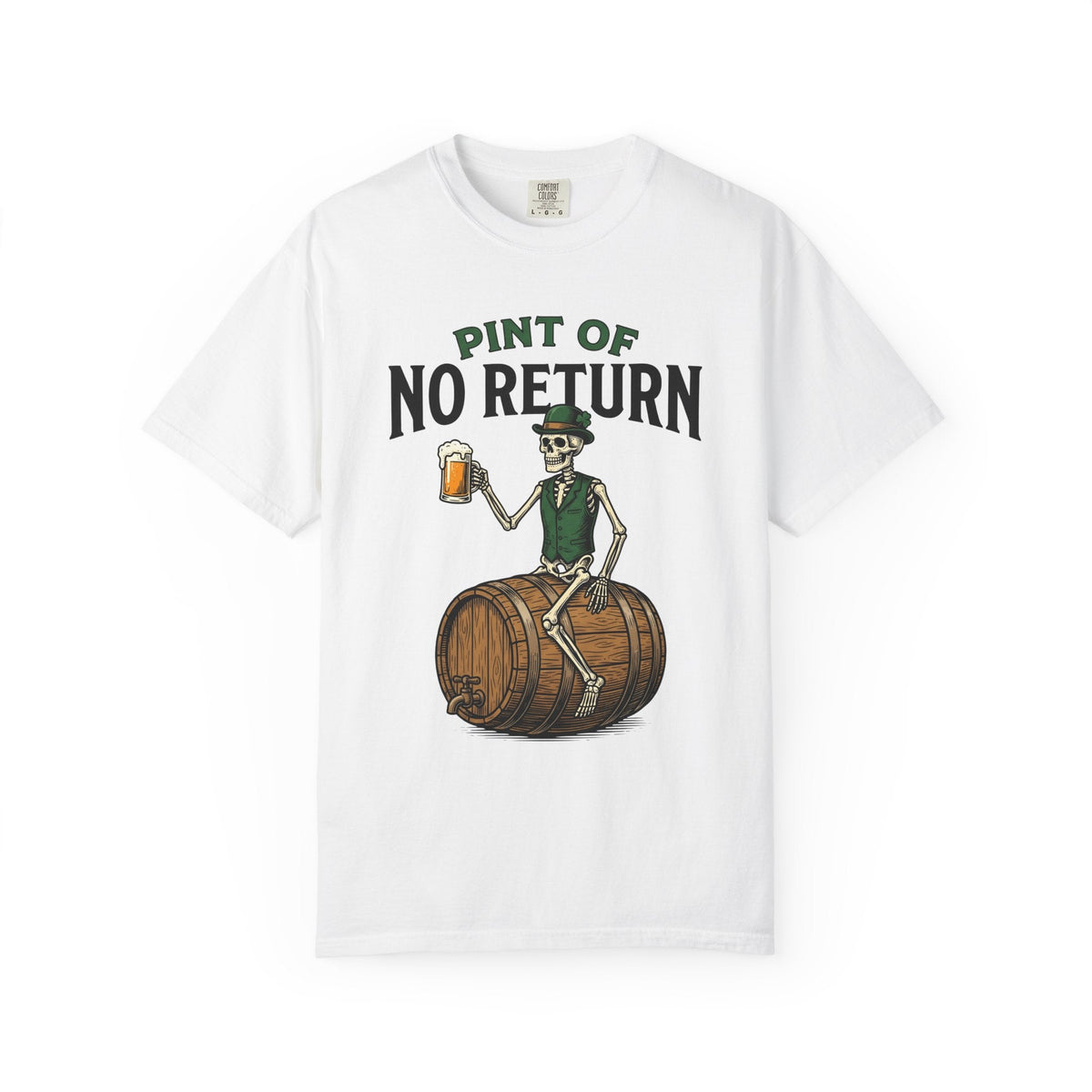 Skeleton Leprechaun Shirt St Patrick's Day Drinking Unisex product image 1