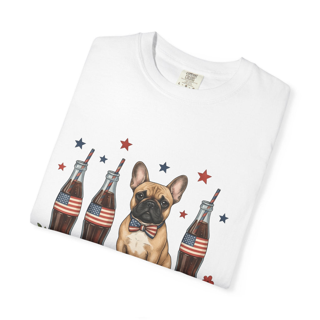 French Bulldog Shirt Dog Usa Unisex Gift Cartoon Tee product image 5