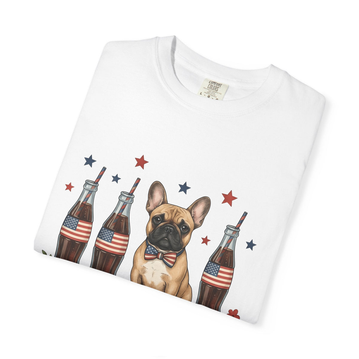 French Bulldog Shirt Dog Usa Unisex Gift Cartoon Tee product image 5