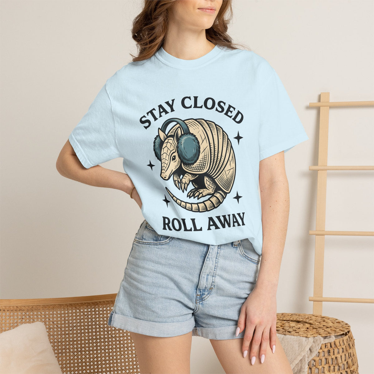 Armadillo Ear Muffs Shirt Funny Critter Unisex Gift Rustic product image 9