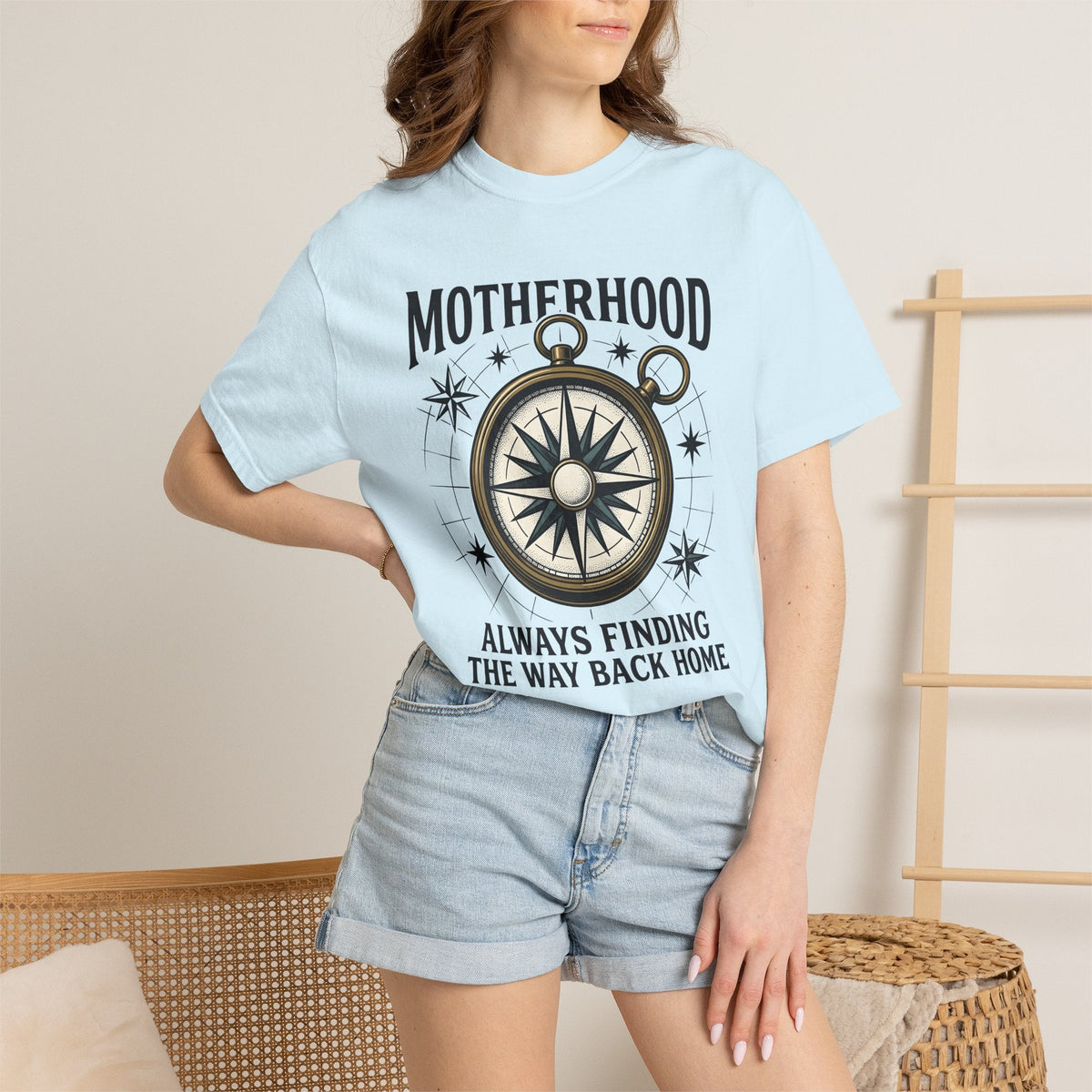 Compass Design Shirt Mom Relatives Gift for Women Antique product image 9