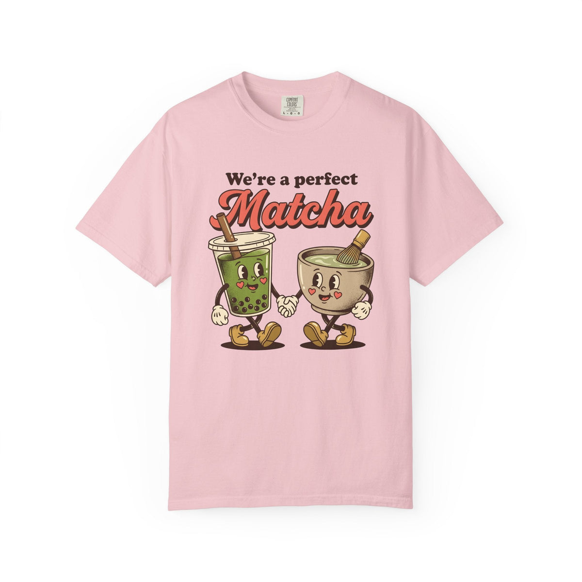 Matcha Tea Characters Shirt St. Valentine's Day Couple product image 3