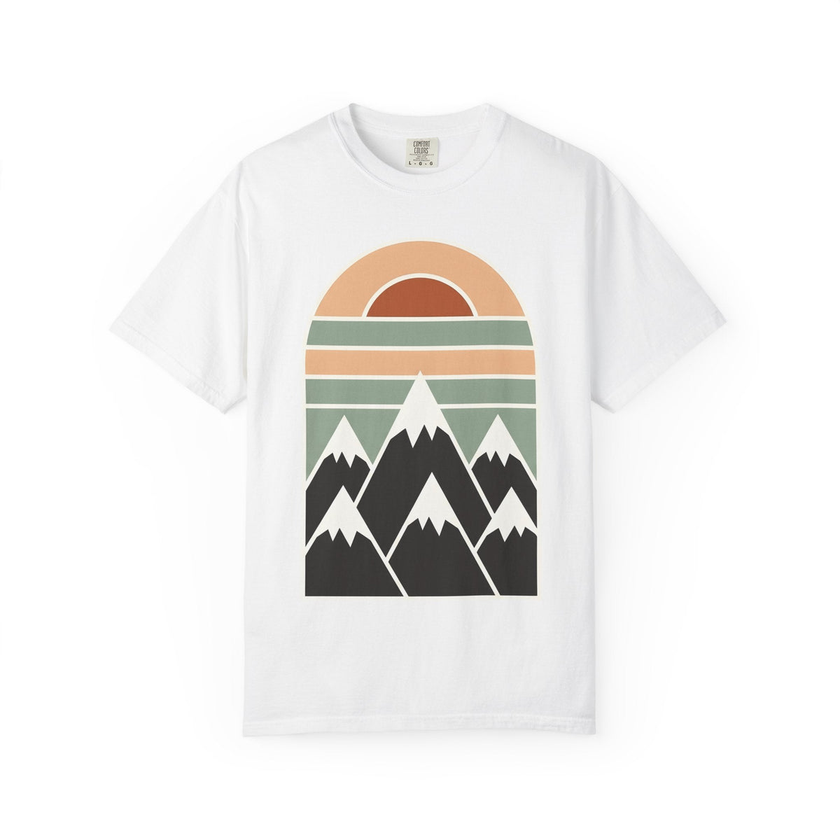 Mountain Twilight Shirt Nature Adventure Unisex Gift Flat product image 1