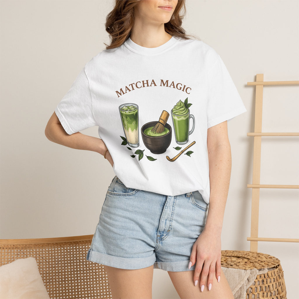 Matcha Latte Shirt Coffee Cooking Unisex Gift Old School product image 6