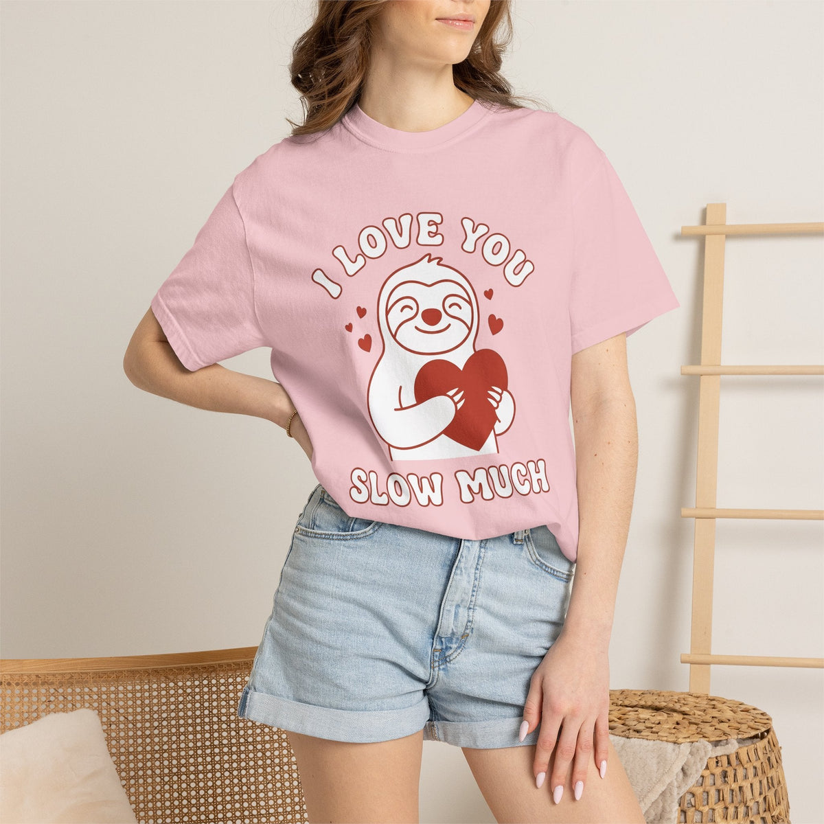 Sloth Heart Shirt St. Valentine's Day Animal Unisex Gift product image 12