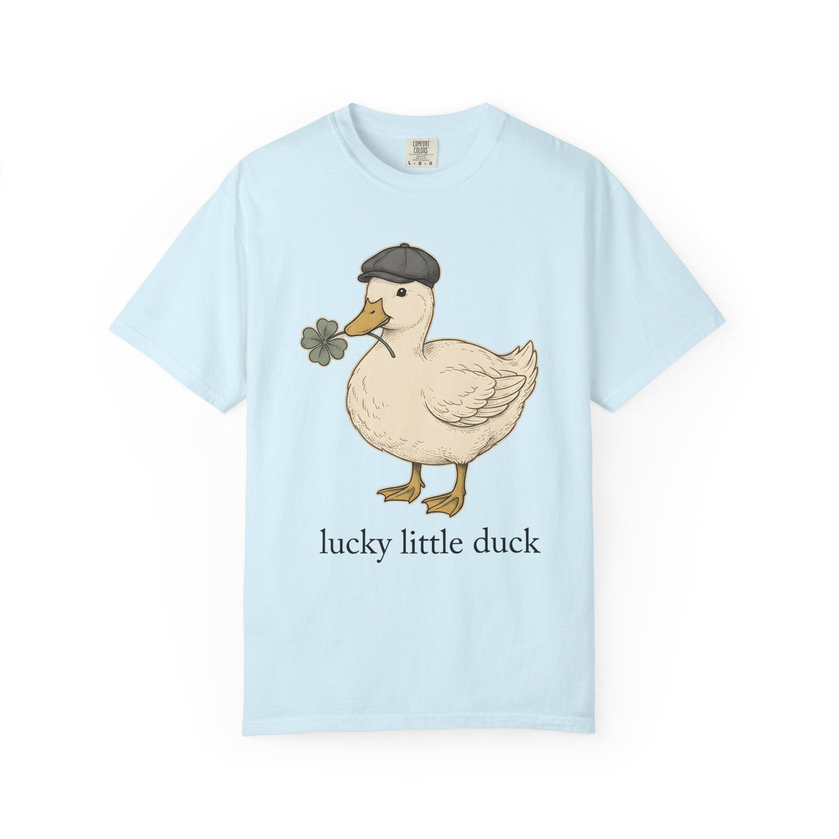 Duck Clover Shirt Holiday Animal Unisex Gift Cute Tee product image 2
