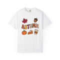 Fall Icons Line Art T-Shirt – Autumn Harvest Symbols product image 1