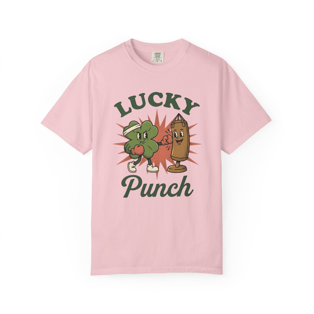 Lucky Boxer Shirt St Patrick's Day Comedy Gift Women Animated Tee Boxer T-Shirt Shamrock Fan Cartoon Tshirt Humor Graphic Sketch Boxing Bag