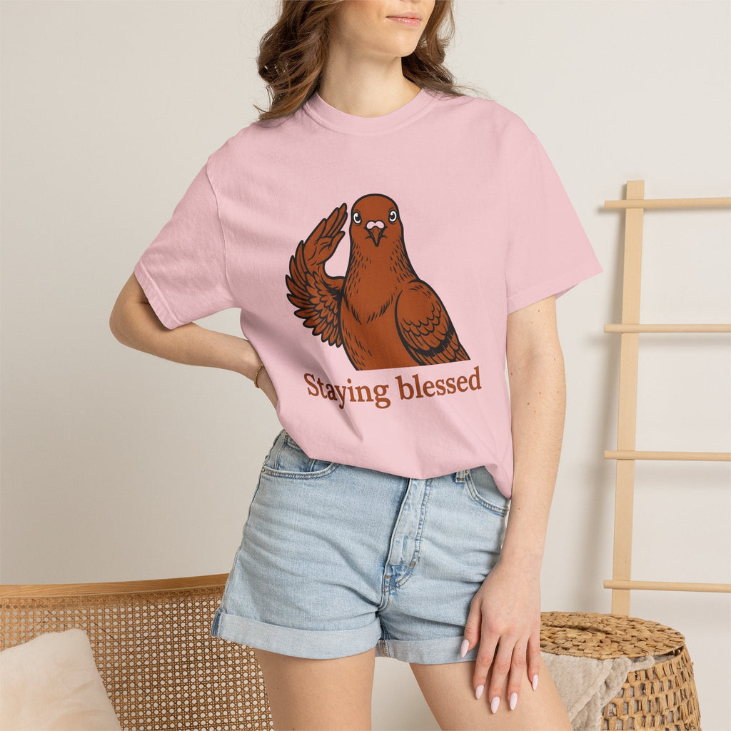 Saluting Bird Comic T-Shirt – Funny Pet Cartoon Design product image 12