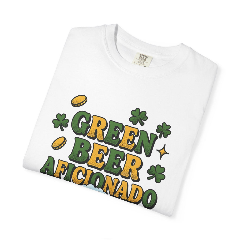 Green Ale Mug Shirt St Patrick's Day Beverages Unisex Gift Modern Graphic Tee