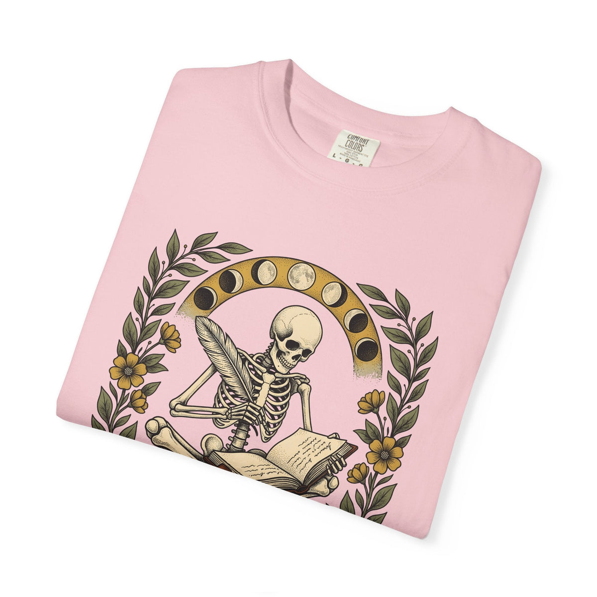 Bony Writer Shirt Boho Chic Macabre Unisex Gift Blackwork product image 11