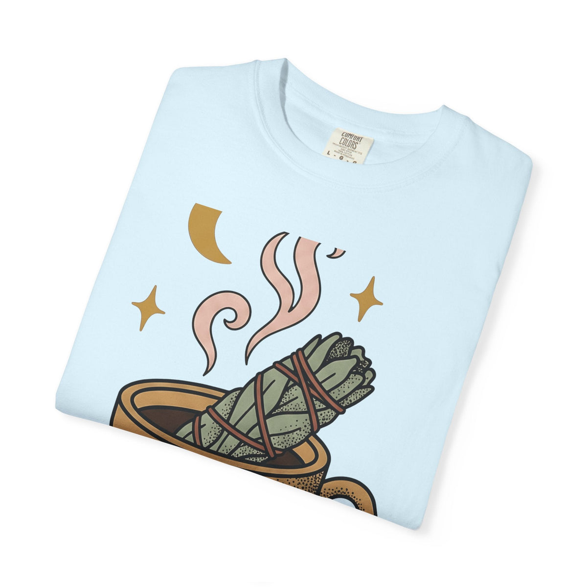 Sage Stick Mug Shirt Boho Chic Spells Unisex Gift Sketch Tee Smudging T-Shirt