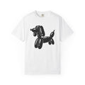 Balloon Puppy Shirt Cute Pets Unisex Gift Simple Tee Dog product image 1