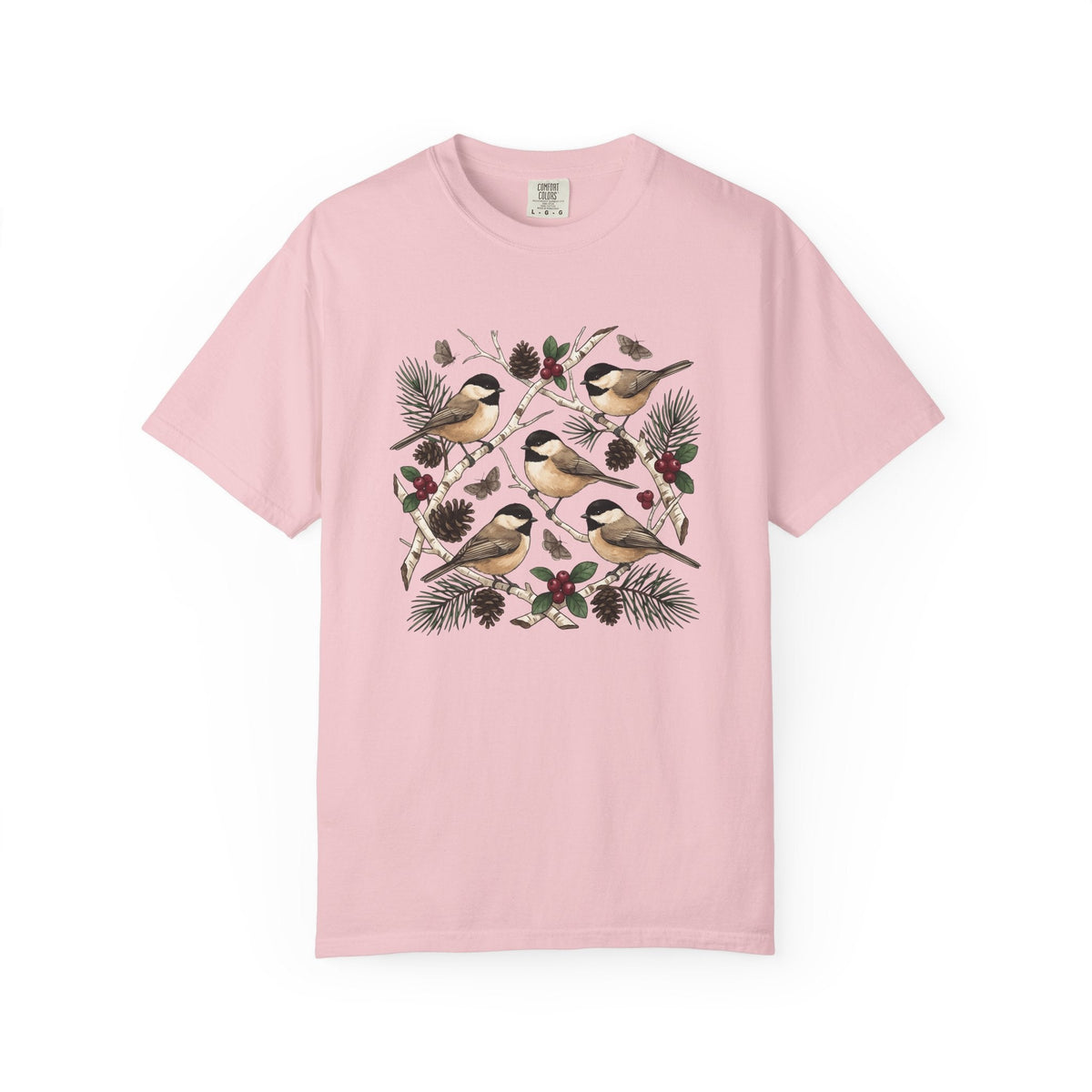 Chickadee Bird Shirt Animals & Flowers Outdoors Unisex Gift product image 3
