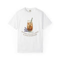 Iced Coffee Shirt Floral Unisex Gift Watercolor Tee Cold product image 1