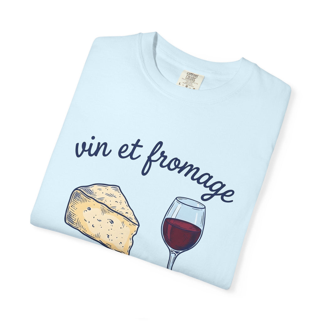 Wine Cheese Shirt Drinks Foodie Unisex Gift Hand Drawn Tee product image 8